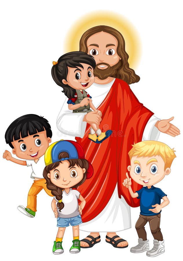 Jesus Children Stock Illustrations – 2,201 Jesus Children Stock ...