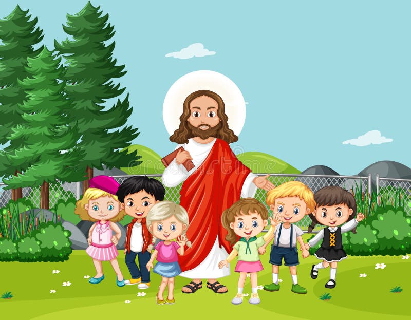 Jesus Children Stock Illustrations – 2,908 Jesus Children Stock ...