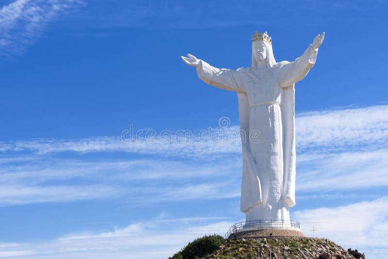 Jesus Christ monument Swiebodzin Poland