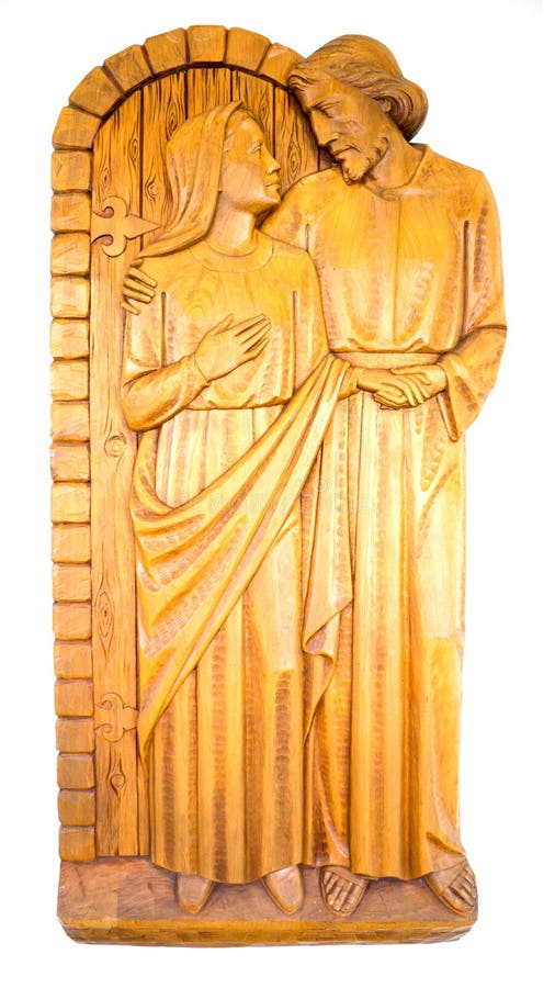Jesus Christ And Blessed Mother Mary royalty free stock photography Jesus Christ And Blessed Mother Mary royalty free stock photography