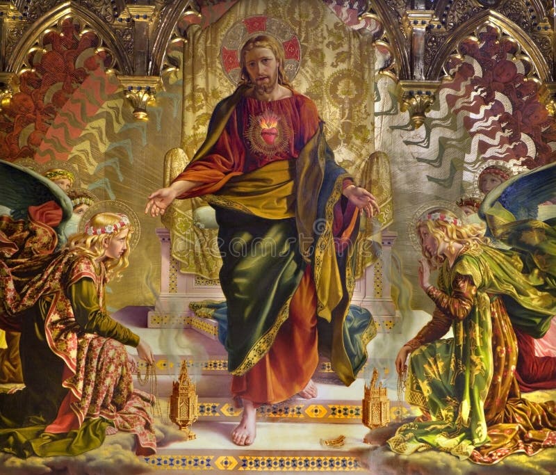 Jesus Christ form Siena church royalty free stock photography