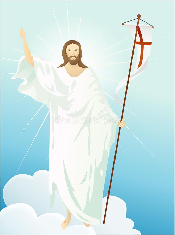 Dessin du christ ressuscité