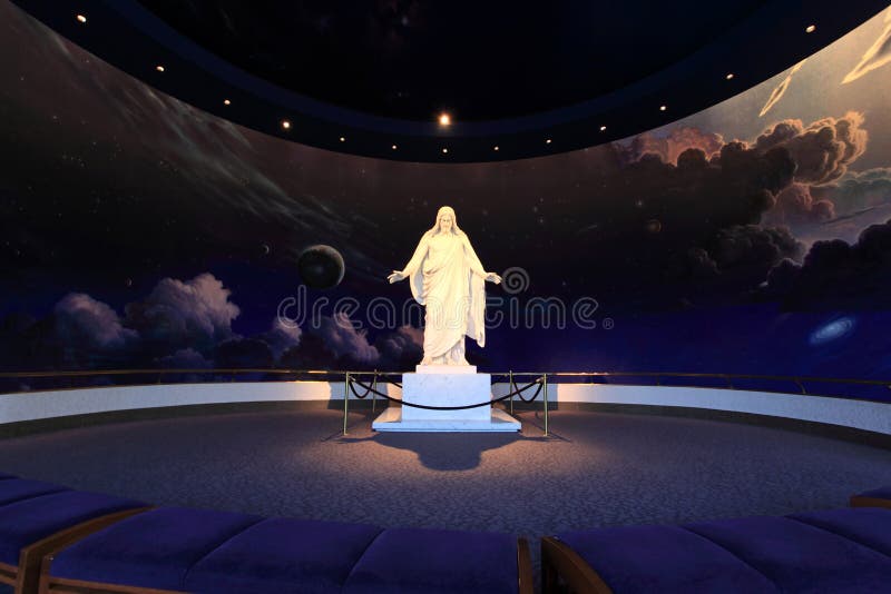 Jesus Christ Statue,salt Lake City Stock Photo Image of visitor