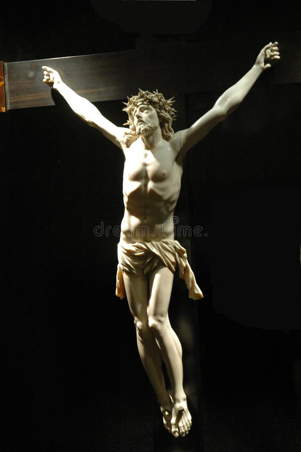 Jesus-Christus op een Kruis stock fotografie Jesus-Christus op een Kruis stock fotografie