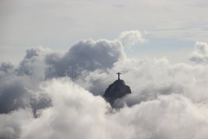 Jesus in the clouds Rio, Brasil