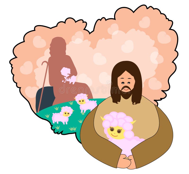 jesus dobra baca ilustracji jesus dobra baca ilustracji