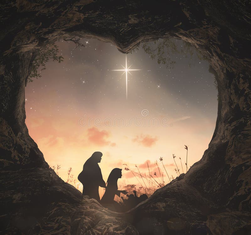 Jesus nascido em mangueira de nascimento com forma cardíaca de lápide