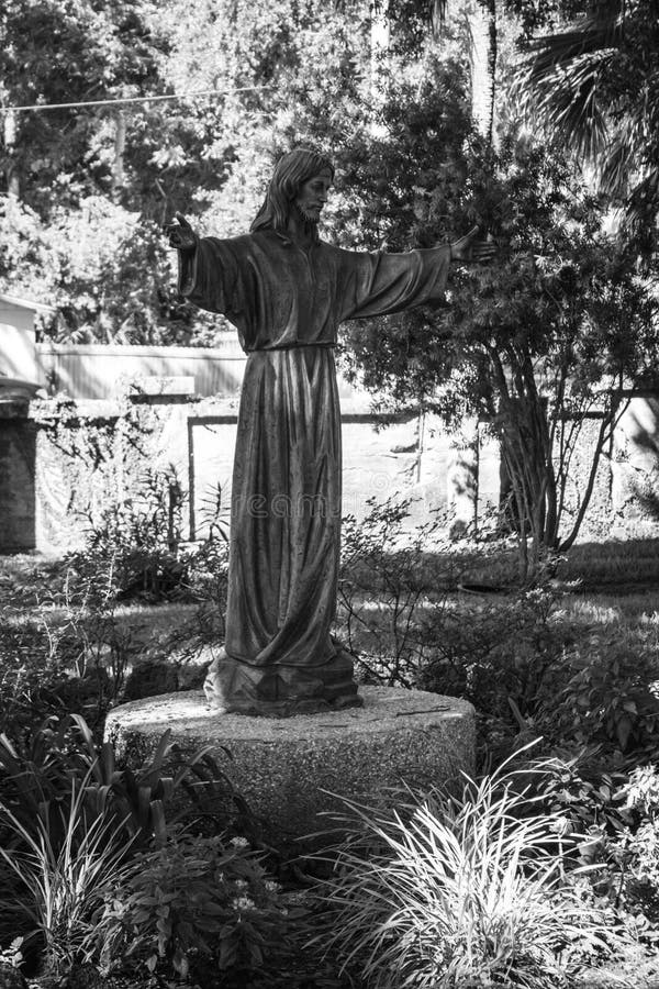 Jesus Statue Outstretched Hands Stock Photos Free & RoyaltyFree