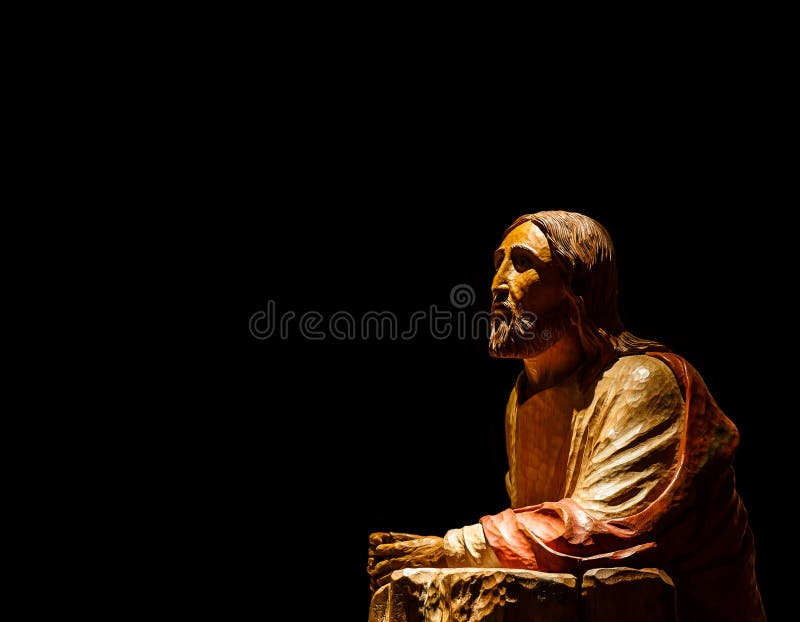 Jesus Wood Carving