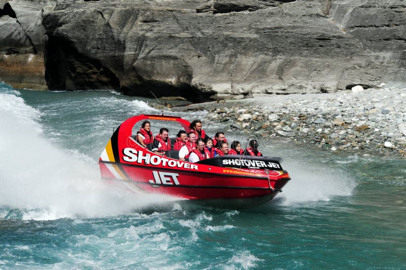 Jet Boat In Queenstown New Zealand Editorial Photography ...