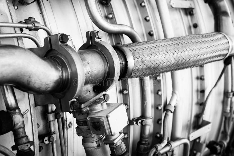 Jet engine detail closeup stock image. Image of machinery 46288027