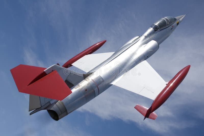 The Lockheed F-104 Starfighter is a single-engine, high-performance, supersonic interceptor aircraft. It has been used by the United States Air Force (USAF), the Air National Guard, NASA, and the NATO air forces of Germany, Canada, and Italy, primarily in the 1960s and 1970s. The USAF considered it deficient in range, endurance, and offensive capability. The Lockheed F-104 Starfighter is a single-engine, high-performance, supersonic interceptor aircraft. It has been used by the United States Air Force (USAF), the Air National Guard, NASA, and the NATO air forces of Germany, Canada, and Italy, primarily in the 1960s and 1970s. The USAF considered it deficient in range, endurance, and offensive capability.