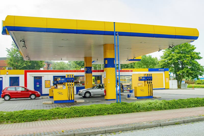 Jet Petrol Station in Germany Editorial Photography - Image of supply ...