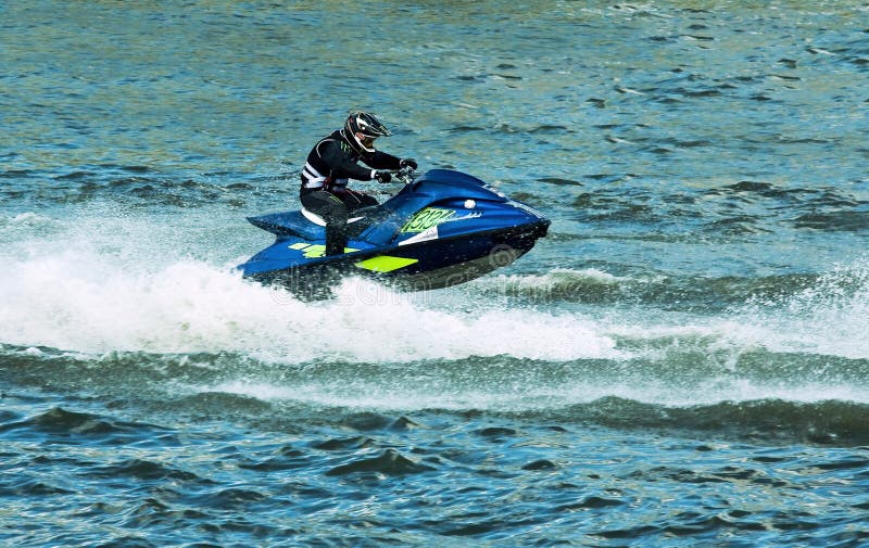 Jet ski water sport stock photo. Image of action, pursuit 8790436