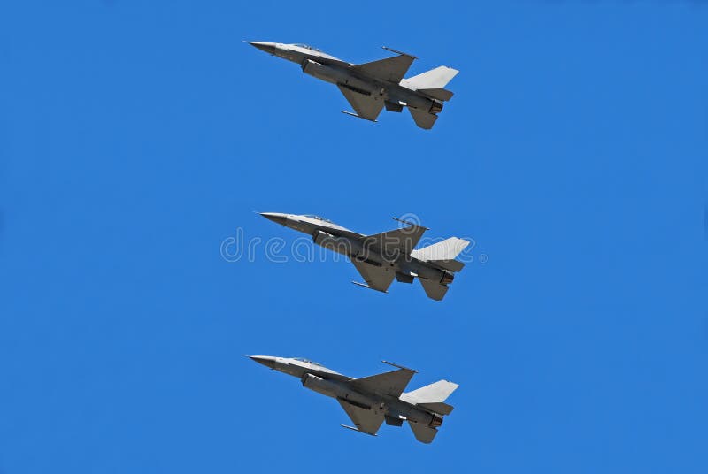 Jetfighters passing overhead