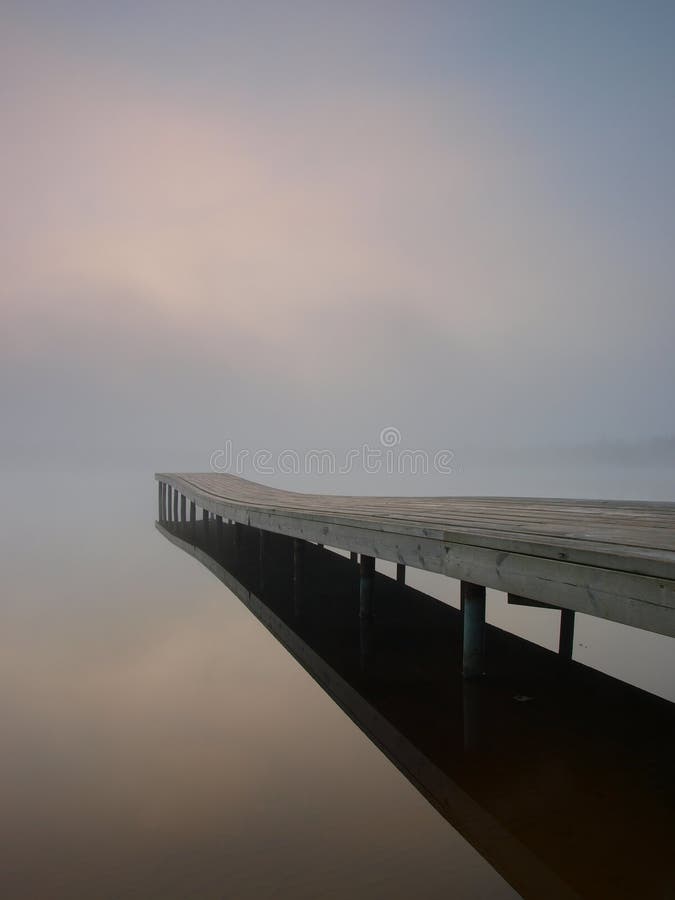 Jetty at a lake