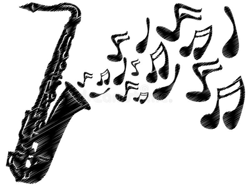 Jeu de saxo illustration stock Jeu de saxo illustration stock