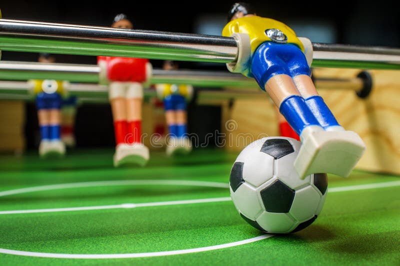 Jeu de table Foosball image libre de droits Jeu de table Foosball image libre de droits