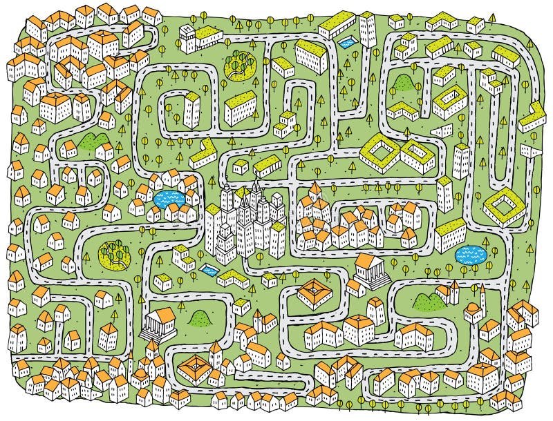 illustration de jeu de labyrinthe pour les enfants 2824967 Art vectoriel  chez Vecteezy