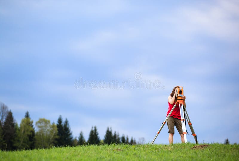 Jeune arpenteur de cordon images stock Jeune arpenteur de cordon images stock