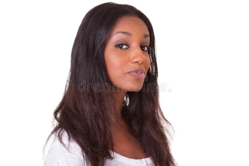 Jeune belle femme de couleur photo libre de droits Jeune belle femme de couleur photo libre de droits