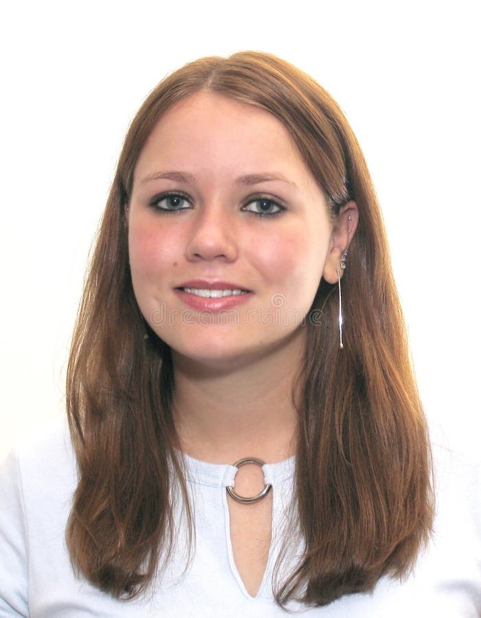 Jeune femme de sourire images libres de droits Jeune femme de sourire images libres de droits