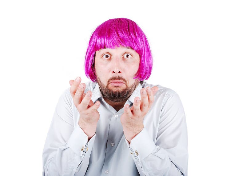 Blue Hair Pink Beard Guy - Pinterest - wide 9