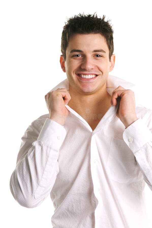 Jeune homme beau image stock. Image du verticale, mode 8711781