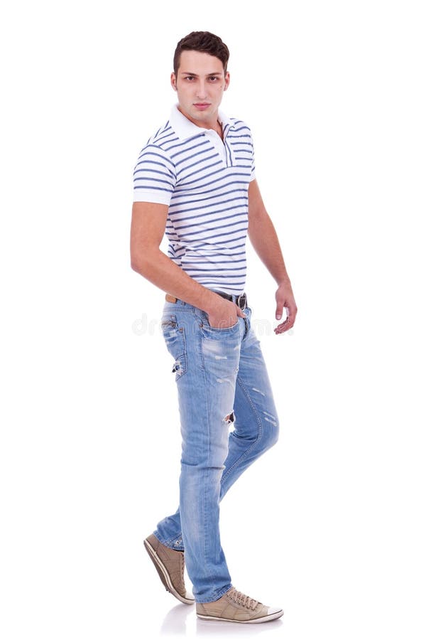 Jeune homme occasionnel beau images stock Jeune homme occasionnel beau images stock