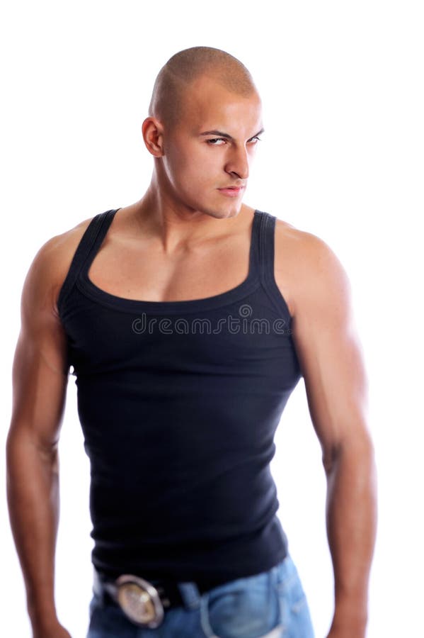 Jeune homme sportif photographie stock