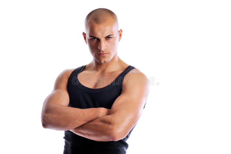 Jeune homme sportif photo libre de droits