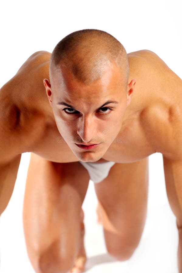 Jeune homme sportif photographie stock libre de droits