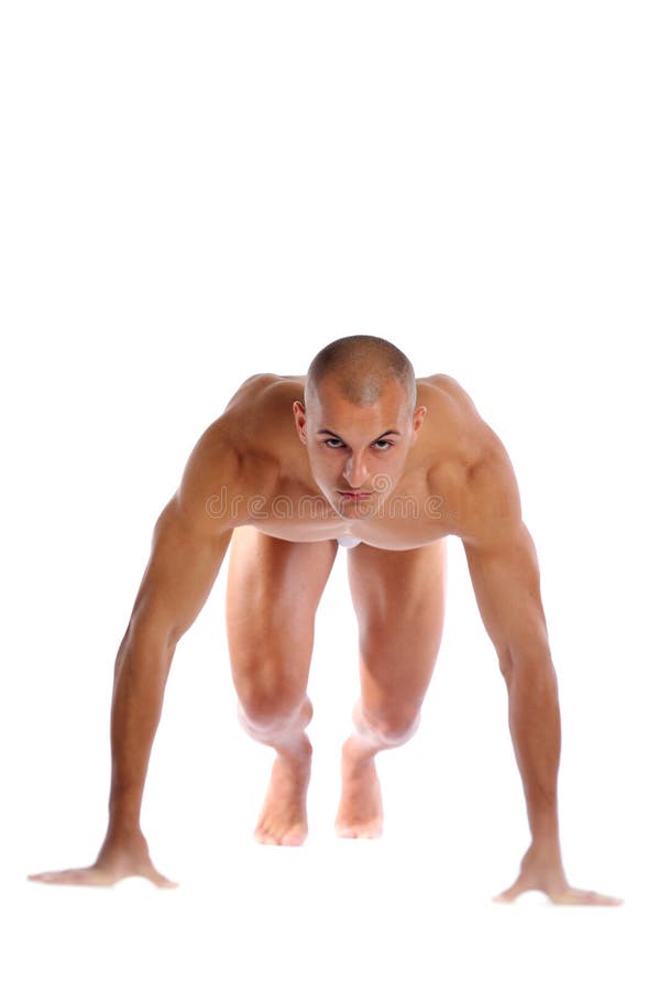 Jeune homme sportif photo libre de droits