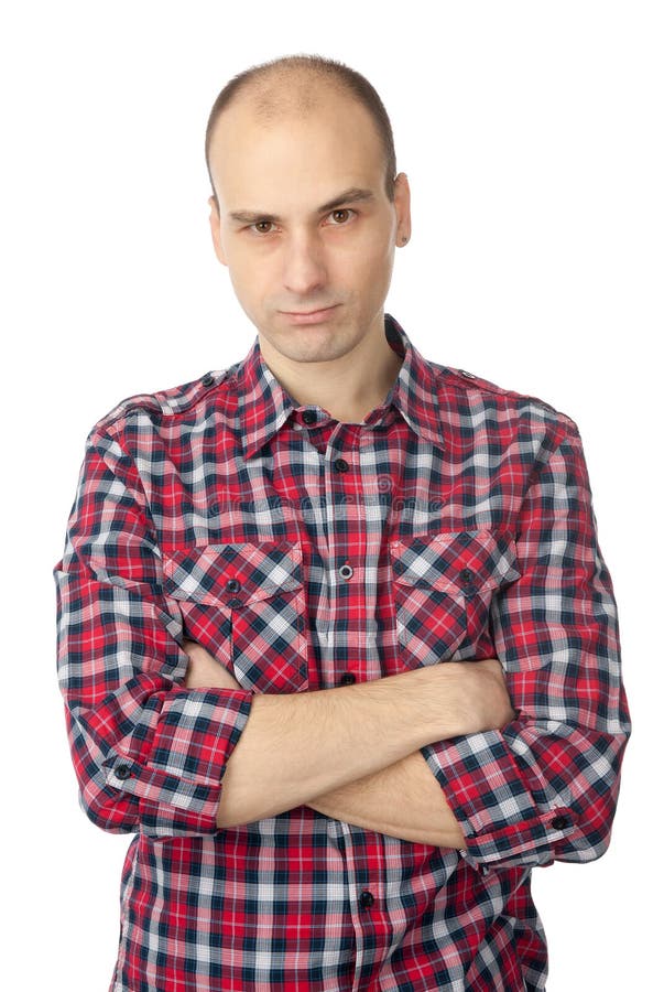 Jeune homme sérieux photo stock. Image du personne, certain 18004598