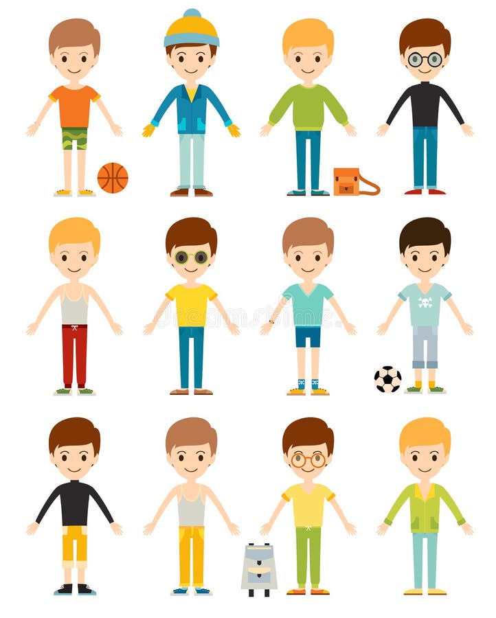 Jeune illustration active de vecteur de mode de vie de bande dessinée de garçons d'enfance heureux mignon réglé de caractères illustration de vecteur Jeune illustration active de vecteur de mode de vie de bande dessinée de garçons d'enfance heureux mignon réglé de caractères illustration de vecteur