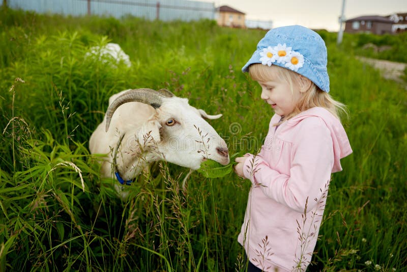 Jeune joli enfant de fille dehors images stock Jeune joli enfant de fille dehors images stock