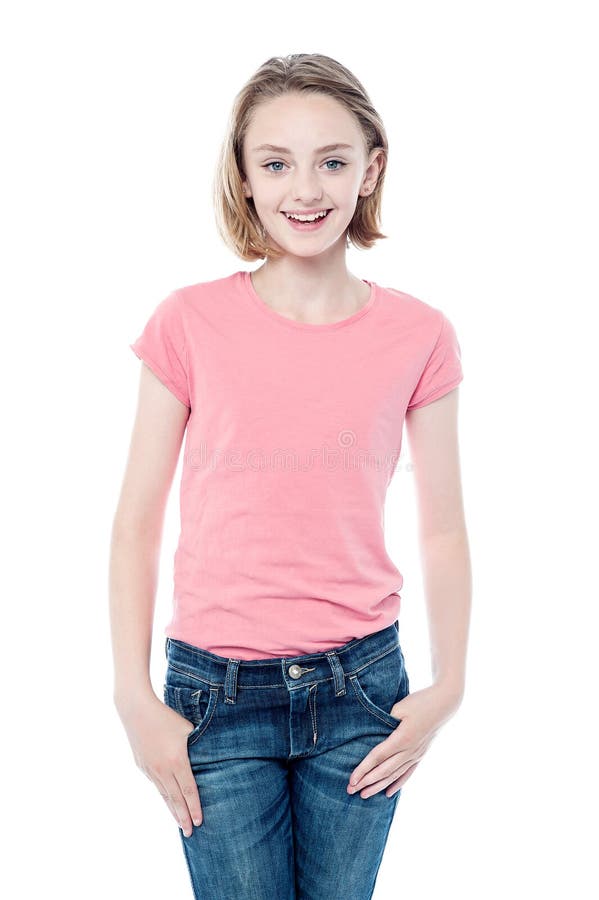 Jeune jolie fille élégante image libre de droits Jeune jolie fille élégante image libre de droits