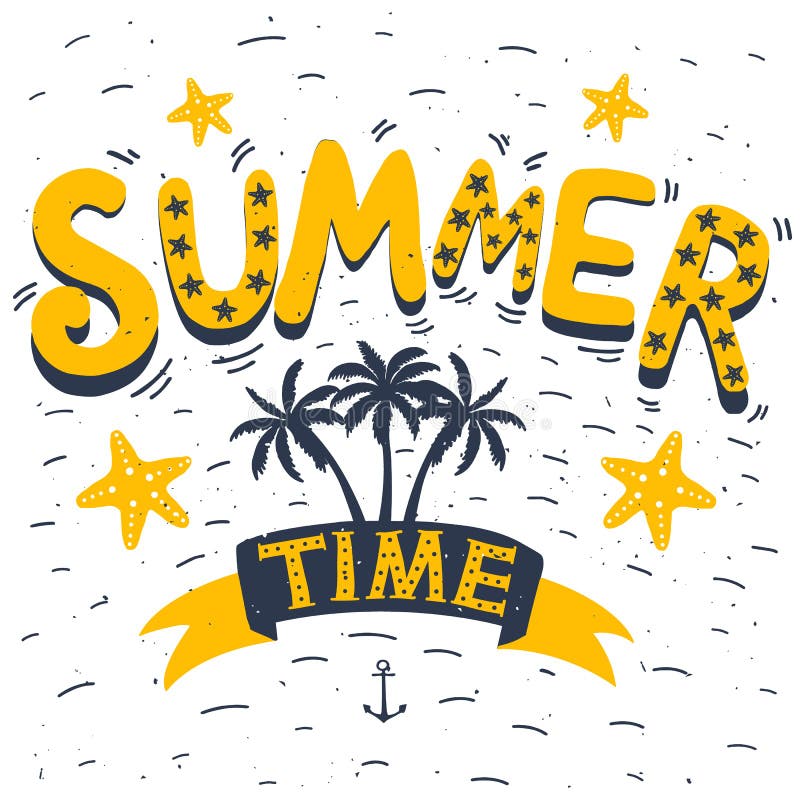 L'heure d'été. illustration stock