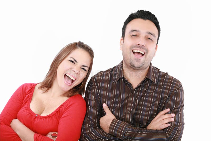 Jeunes couples Excited image stock Jeunes couples Excited image stock
