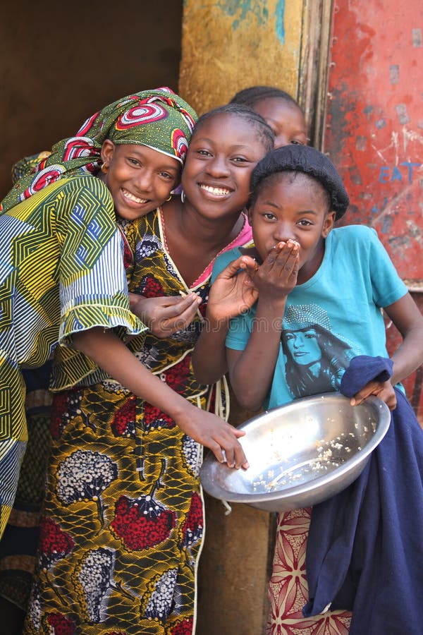 Young girls having lunch at school. Young girls having lunch at school