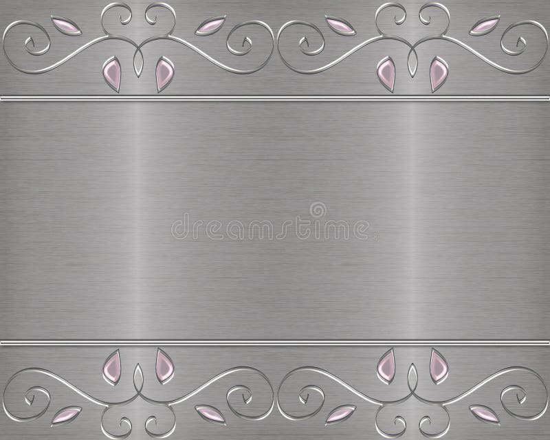 Jewelled brushed metal vector background