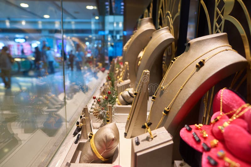 Jewellery sklep obraz stock