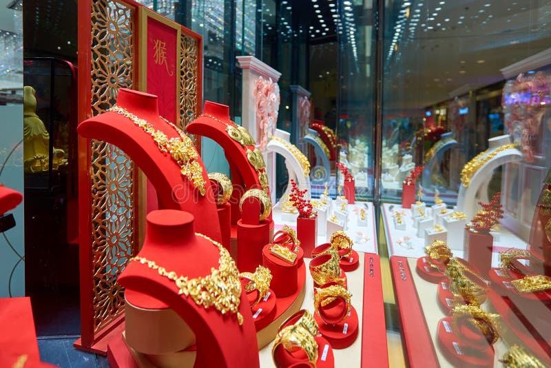 Jewellery sklep obraz stock