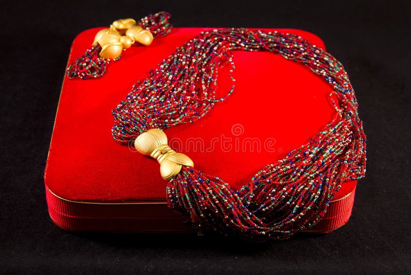 Jewelry box stock photo. Image of pack, bead, elegant 39891876