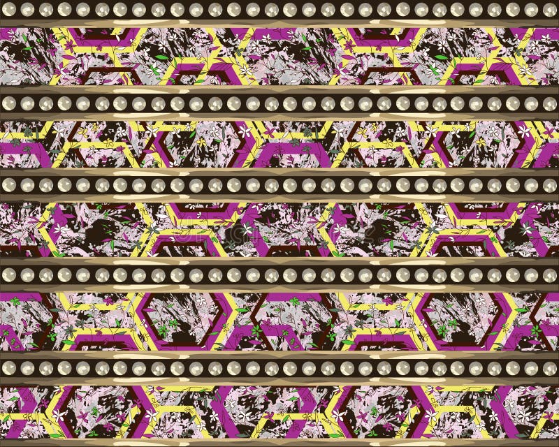 Many wild small flowers and gold with diamonds on marble background. vector illustration Many wild small flowers and gold with diamonds on marble background. vector illustration