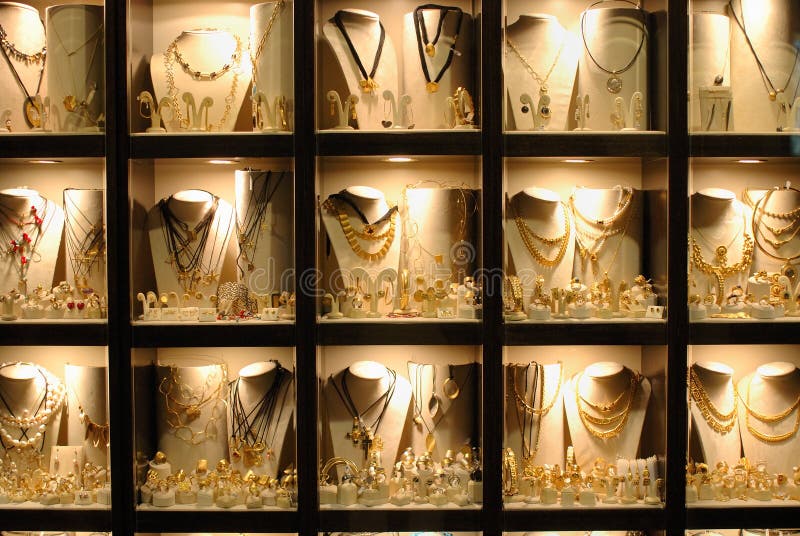 Jewelry Store Display stock image. Image of hanging, baubles 26783743