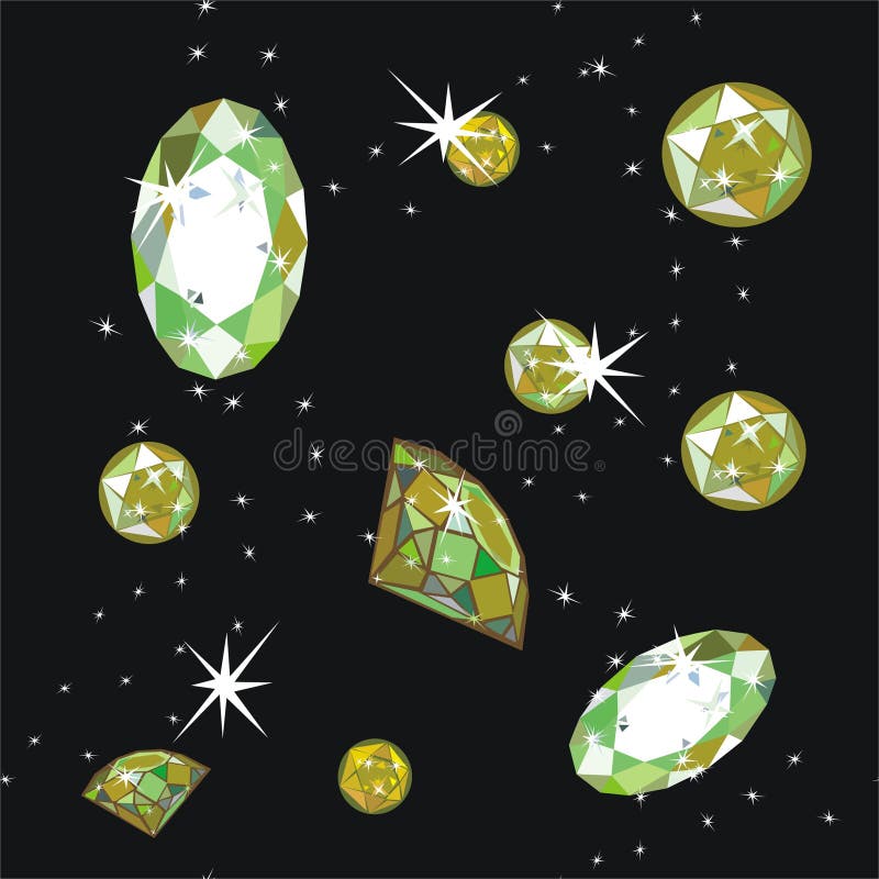 Jewels o teste padrão sem emenda ilustração do vetor Jewels o teste padrão sem emenda ilustração do vetor