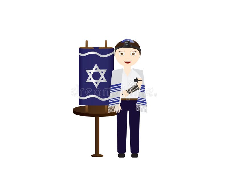 Kippah Synagogue Stock Illustrations – 860 Kippah Synagogue Stock ...