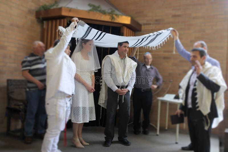 Jewish bride and a bridegroom wedding Ceremony stock photo Jewish bride and a bridegroom wedding Ceremony stock photo