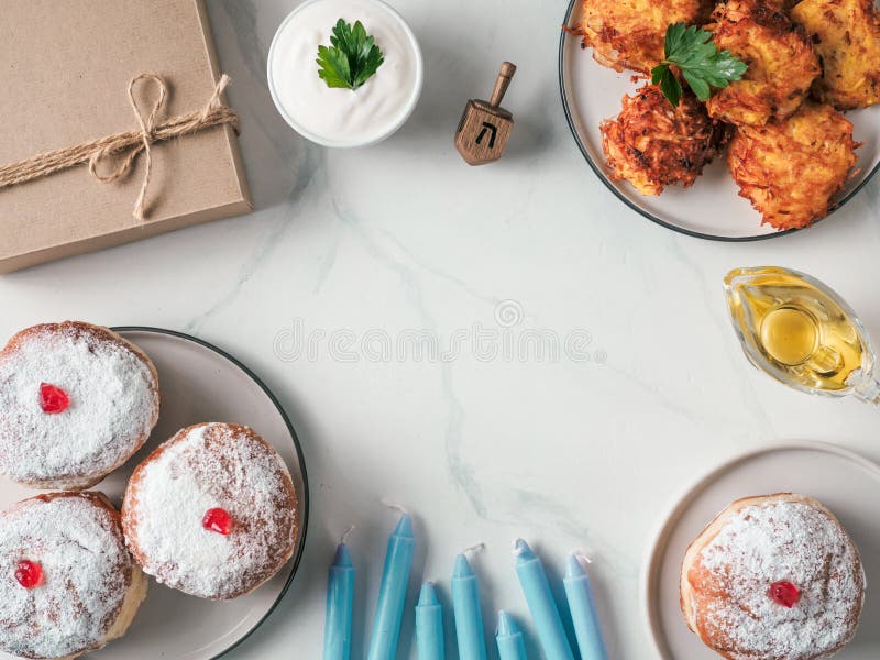 Jewish holiday Hanukkah concept background royalty free stock photography Jewish holiday Hanukkah concept background royalty free stock photography